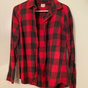 J crew plaid flannel